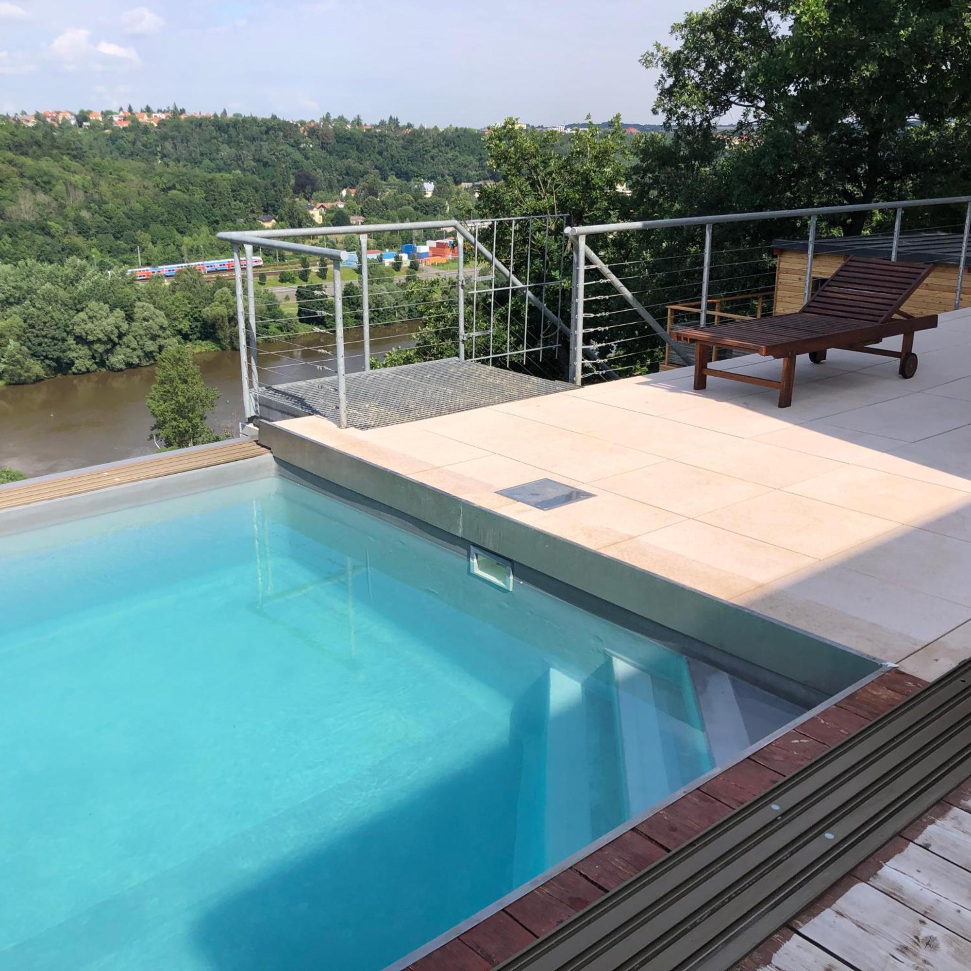 Apartmán D Vyhlídka nad řekou Zdiby Esterno foto